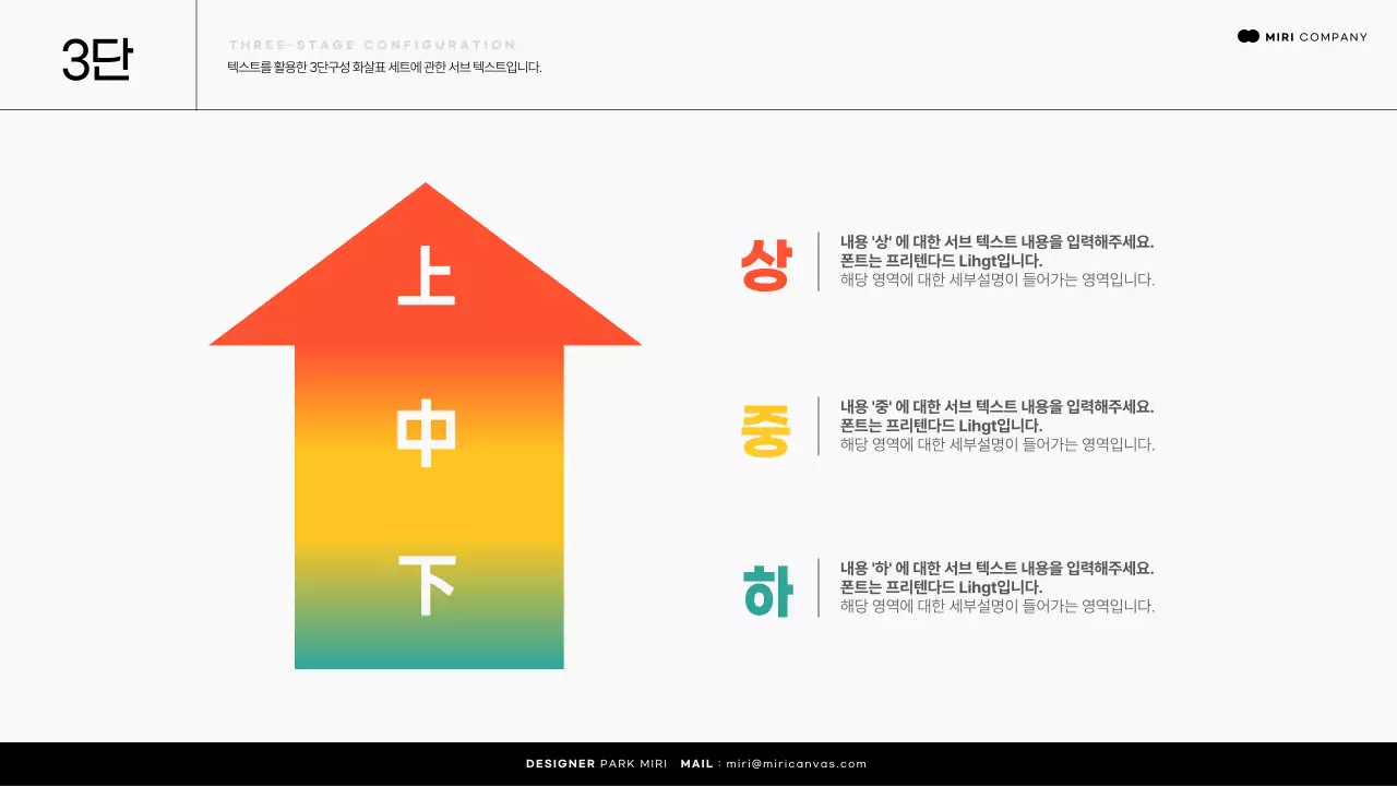 컬러풀한 화살표의 다양한 모션효과를 활용한 인포그래픽 패키지