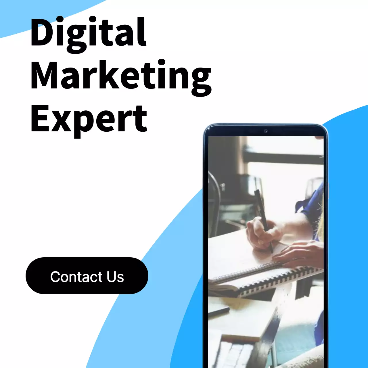 디지털 마케팅 전문가 소셜 미디어 게시물