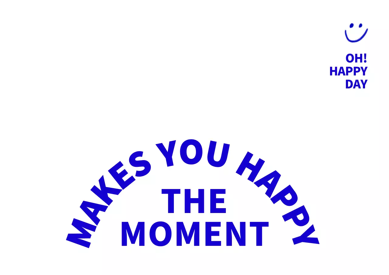 남색의 심플하고 귀여운 브랜드 굿즈