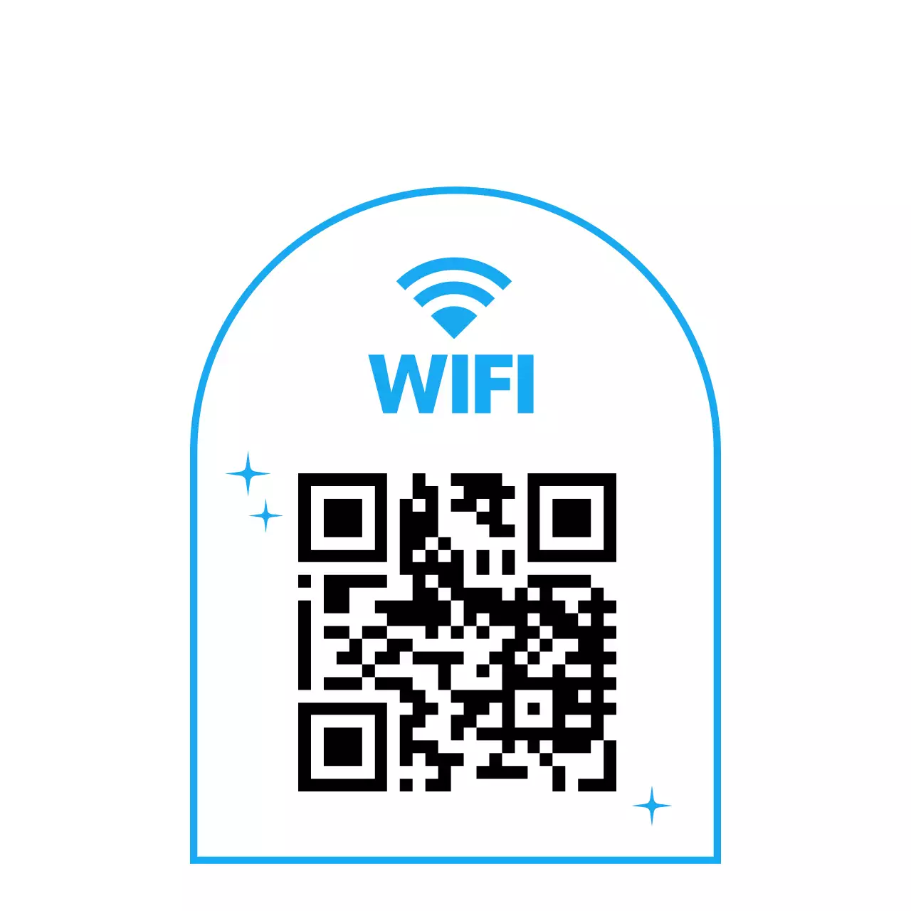 파란컬러의 와이파이 연결 