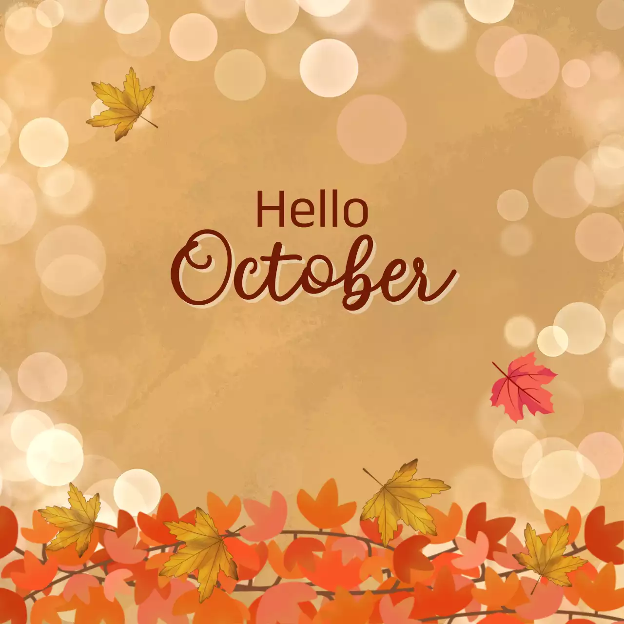 안녕하세요 10월 SNS 포스트