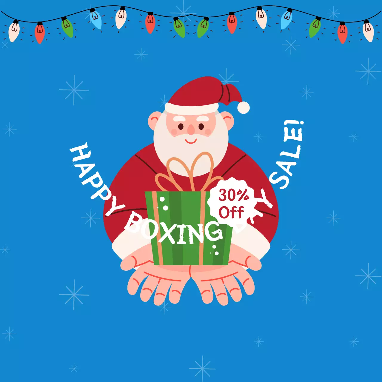 행복한 박싱 데이 크리스마스