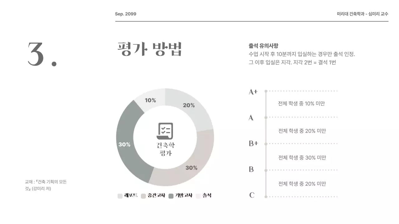부드러운 느낌의 흰색 바탕 모던한 오리엔테이션
