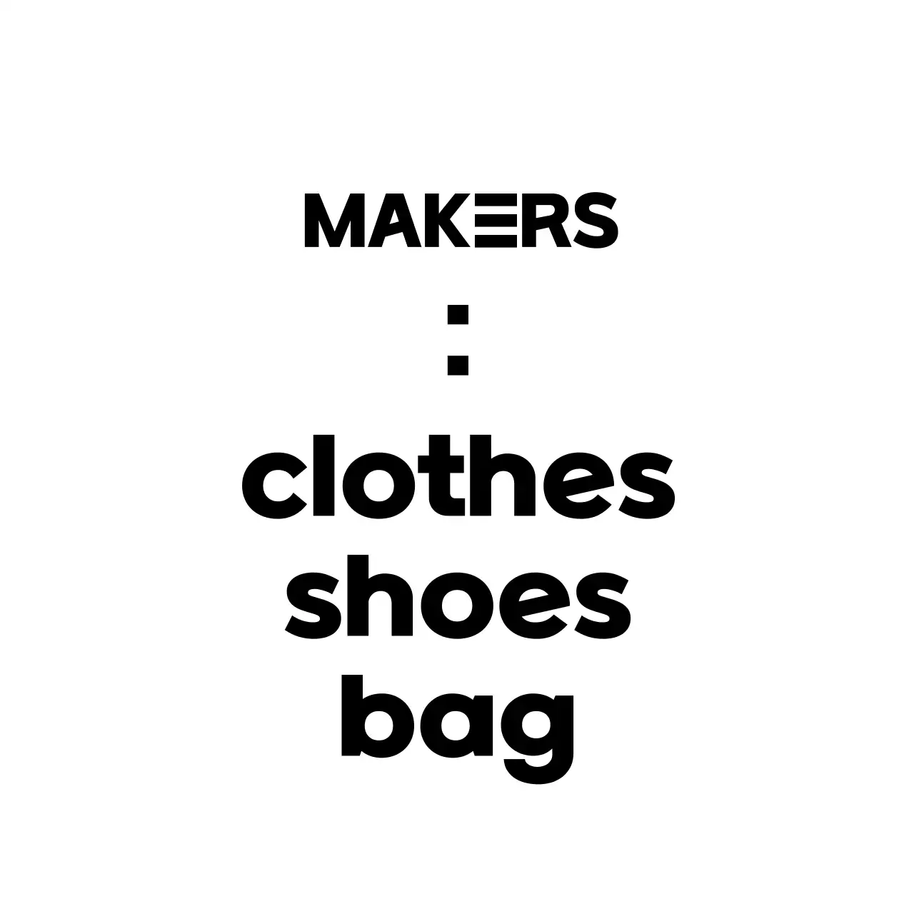 검정색의 편집샵 텍스트와 도형으로 이루어진 심플한 느낌의 매장 간판