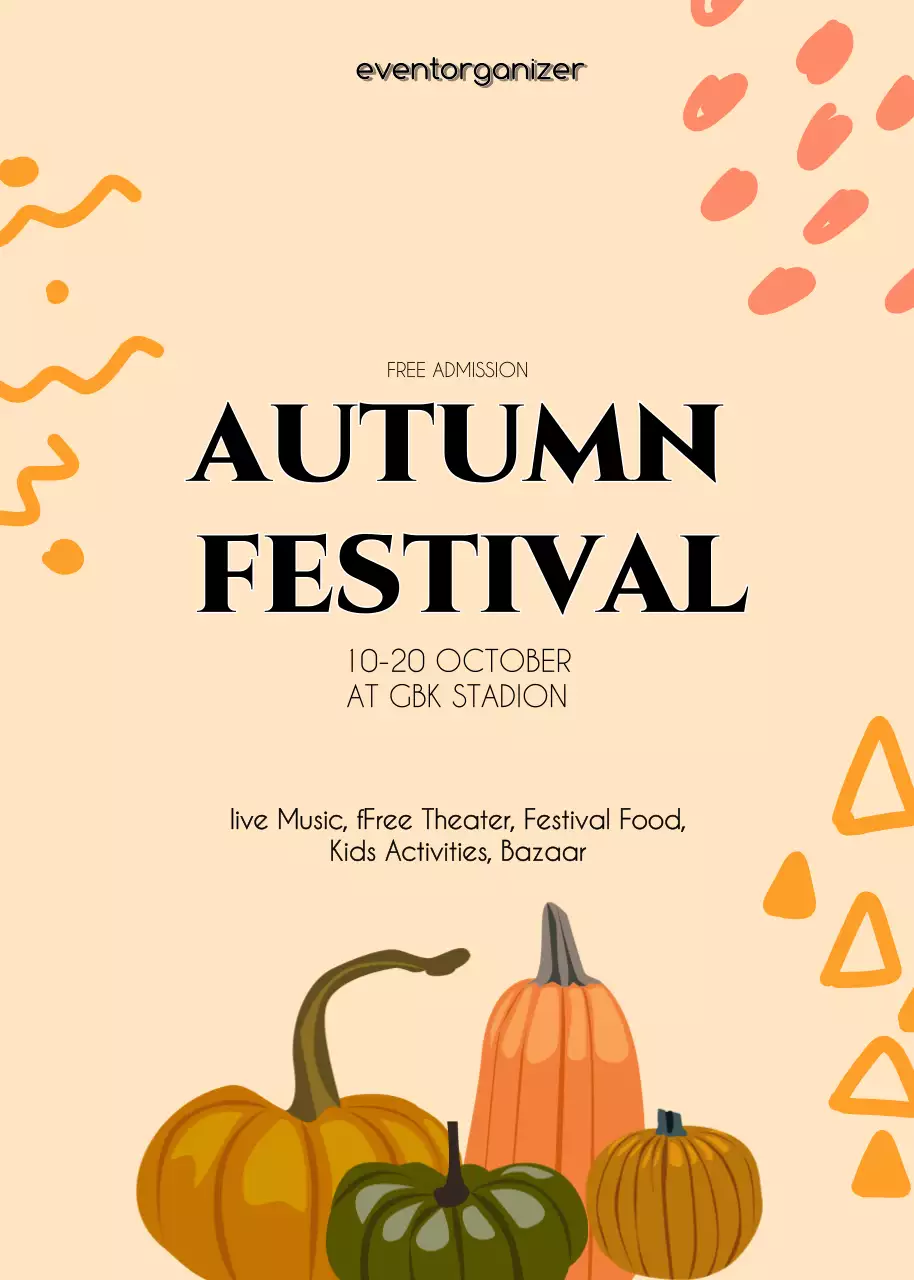 가을축제 이벤트 초대