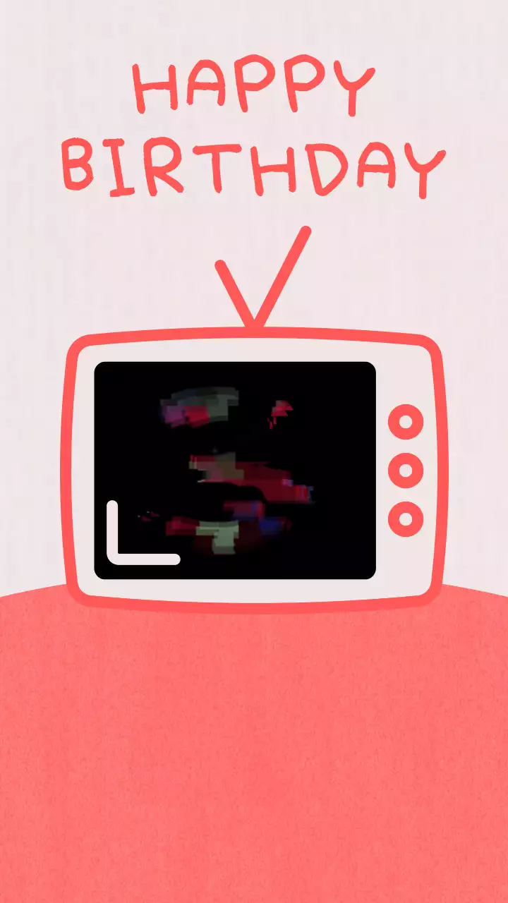 분홍색의 귀여운 느낌의 어린이 생일 축하 동영상