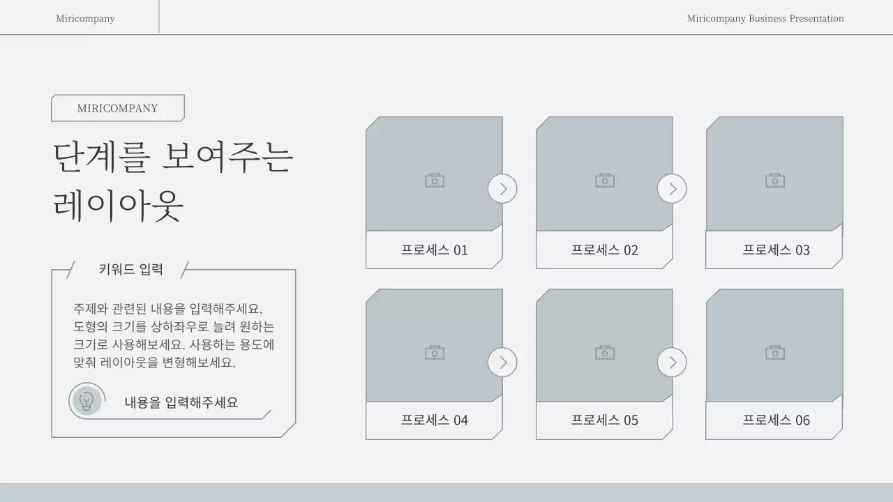 하늘색과 흰색의 심플한 감성적인 비즈니스 보고서