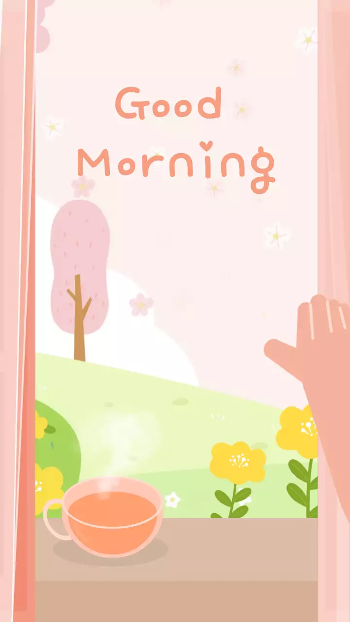 재미있는 아침 비디오 애니메이션