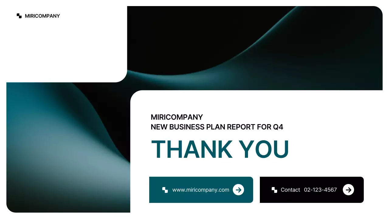 녹색의 깔끔한 기업용 컨셉 사업계획서 프레젠테이션 키트