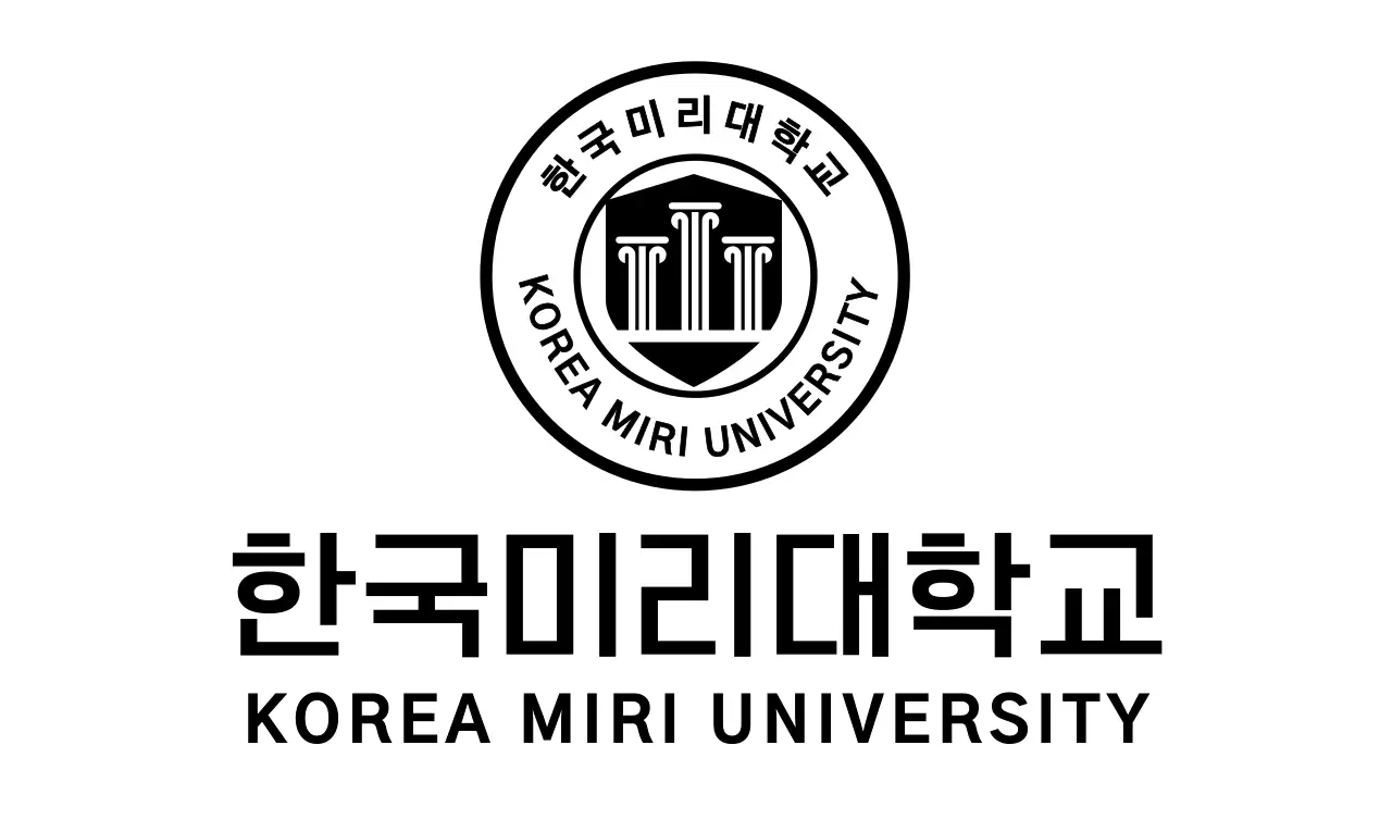 블랙의 심볼형 대학교 로고 컨셉