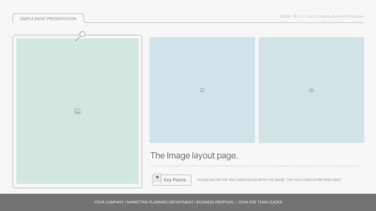 연두와 하늘색의 심플 베이직한 보고서