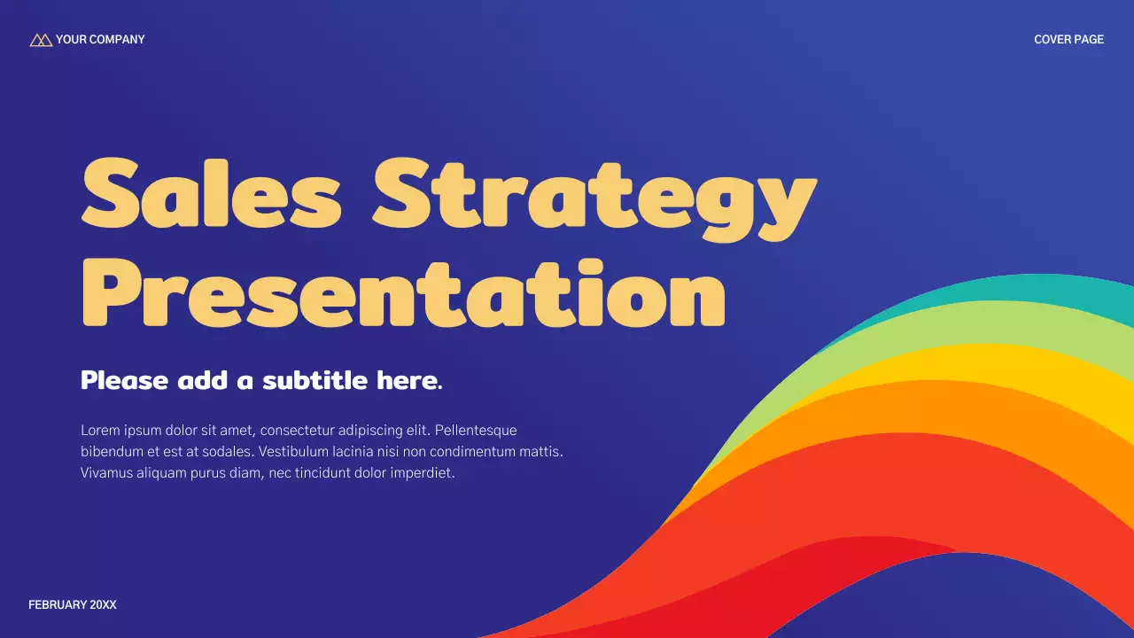 Blue Modern Sales Stratgy Presentation