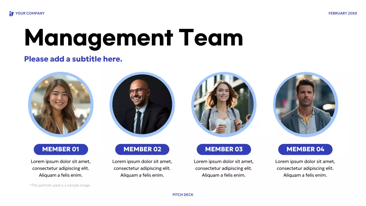 Blue Minimal Sales Pitch Presentation