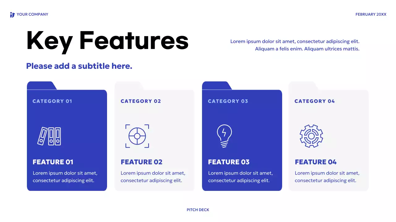 Blue Minimal Sales Pitch Presentation