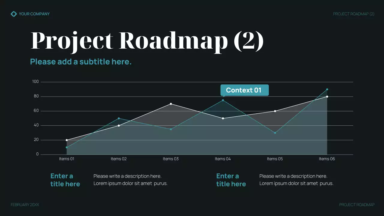Teal Modern Business Product Roadmap Presentation