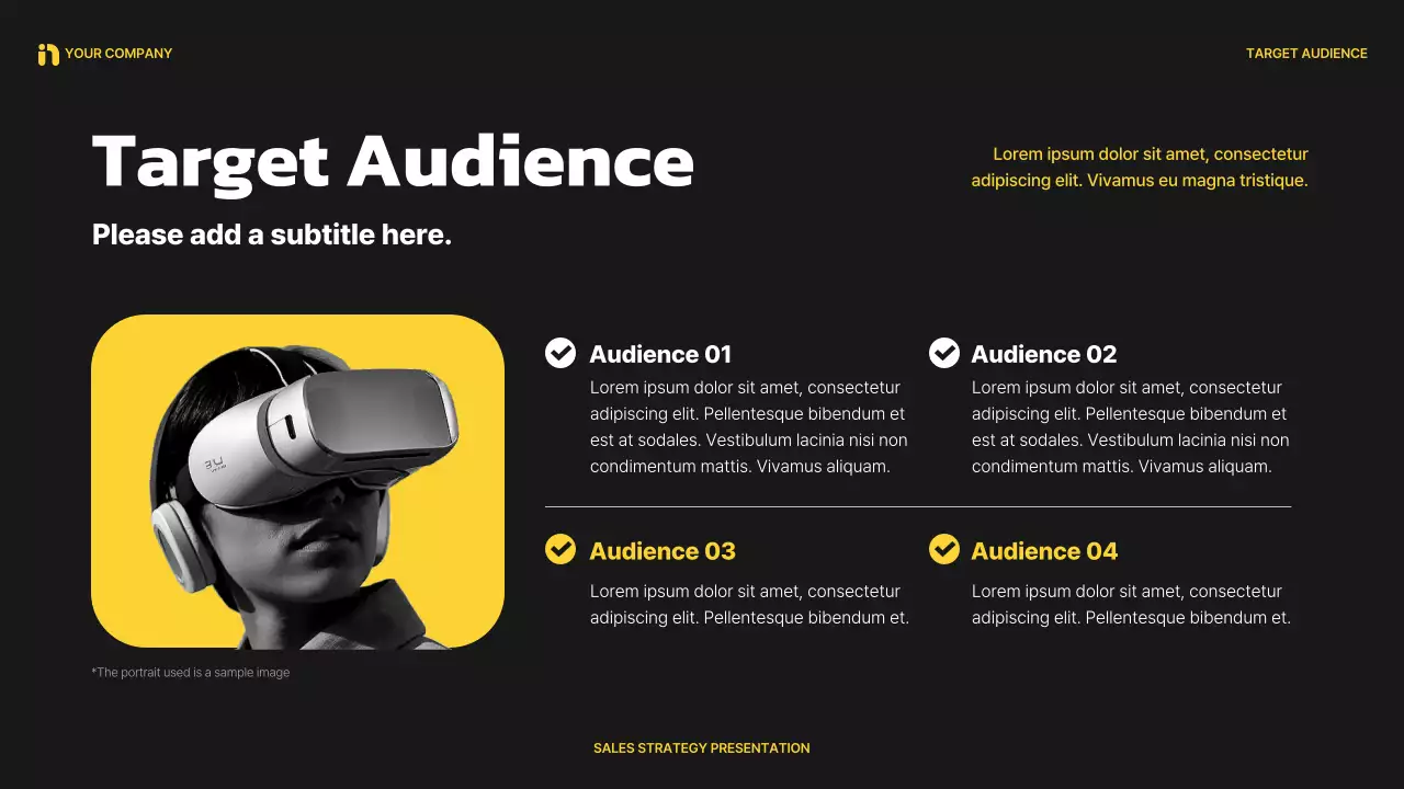 Black Modern Sales Strategy Presentation