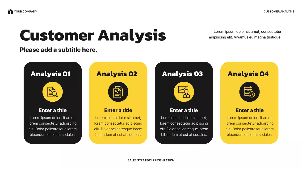 Black Modern Sales Strategy Presentation