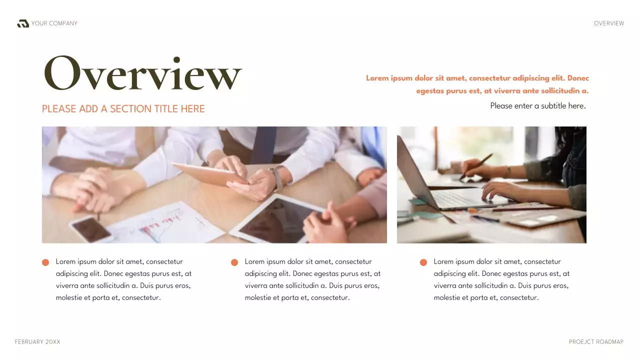 Tài liệu trình bày kế hoạch dự án hiện đại xanh