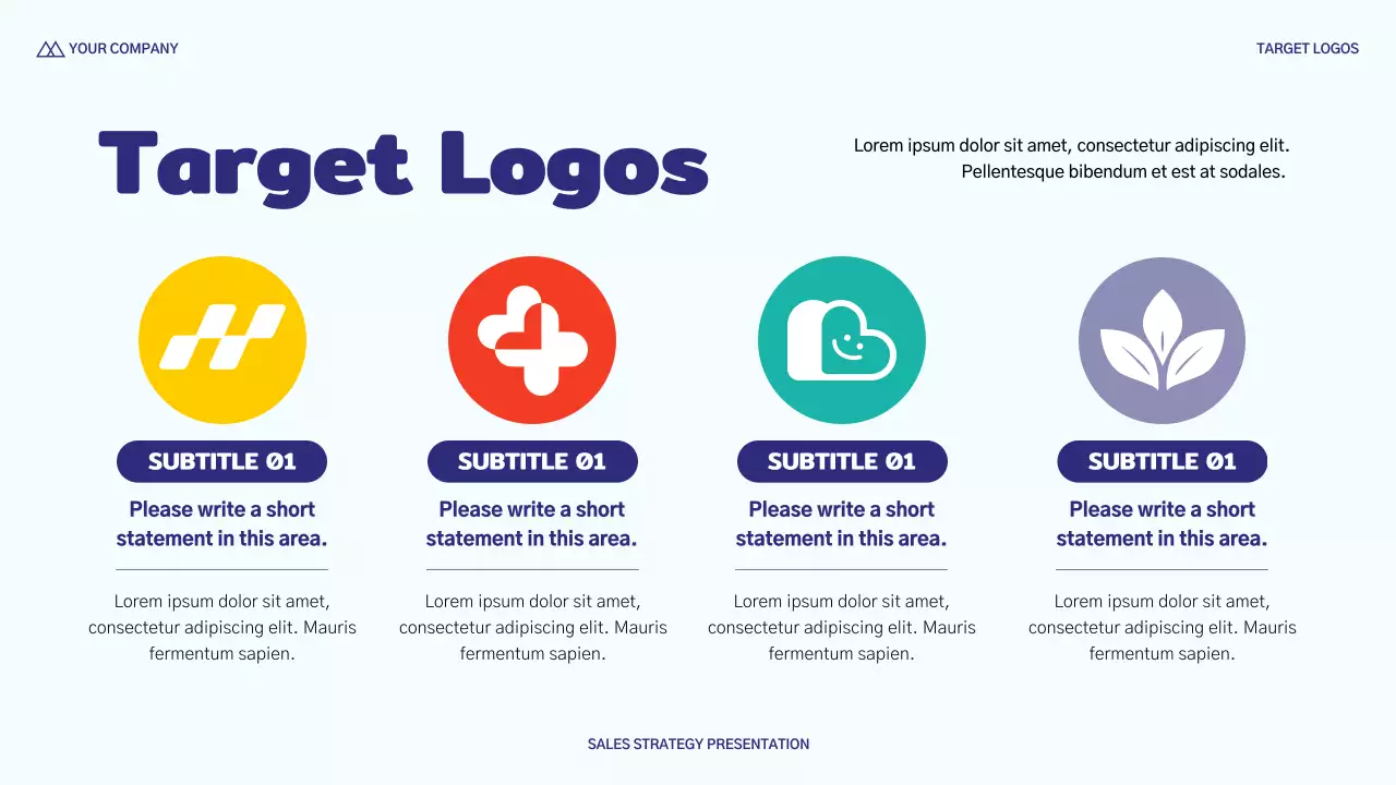 Blue Modern Sales Stratgy Presentation