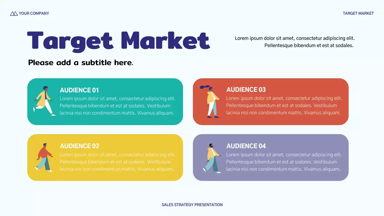 Blue Modern Sales Stratgy Presentation