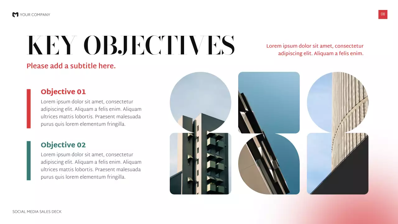 Red Modern Social Media Sales Presentation