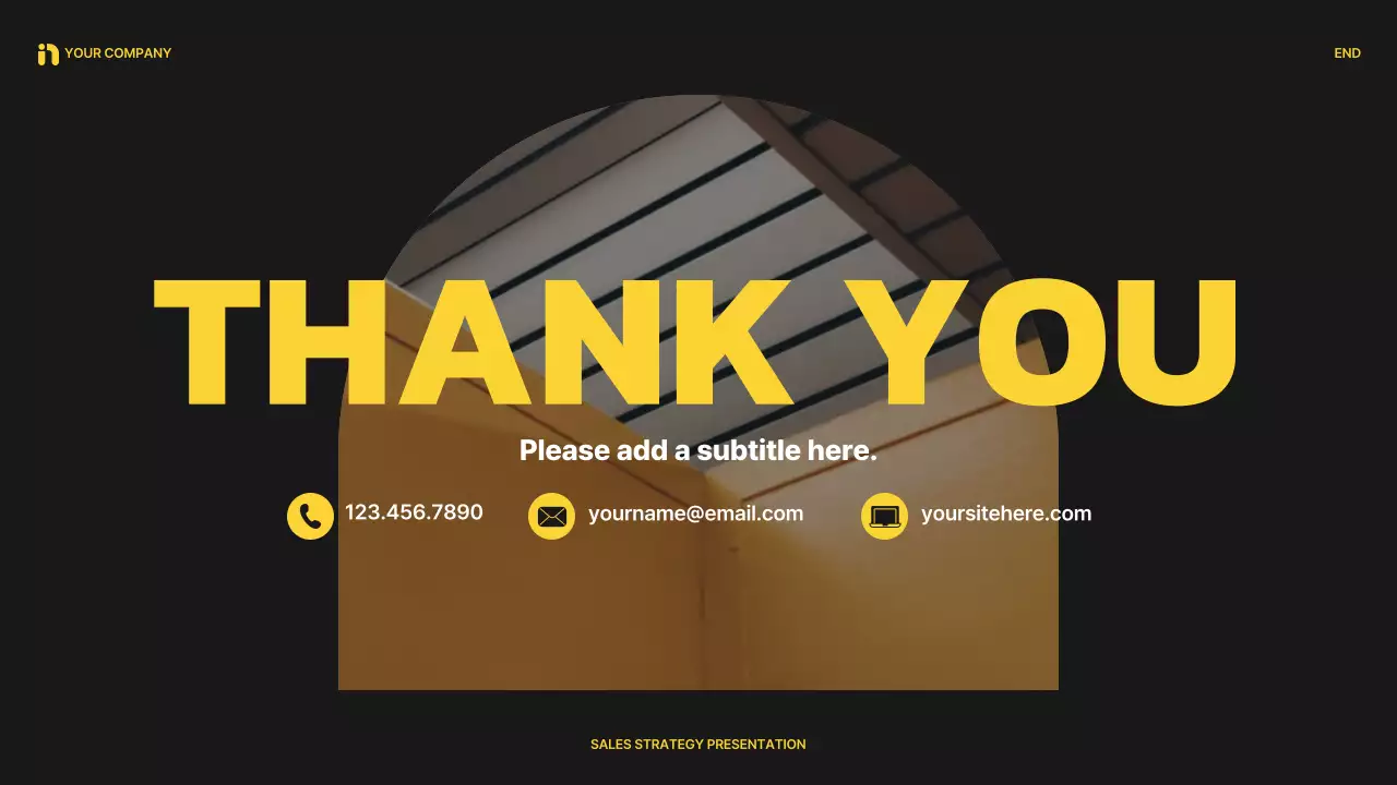 Black Modern Sales Strategy Presentation