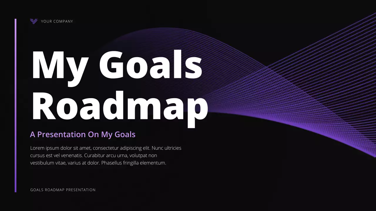 Black Modern Goals Roadmap Presentation