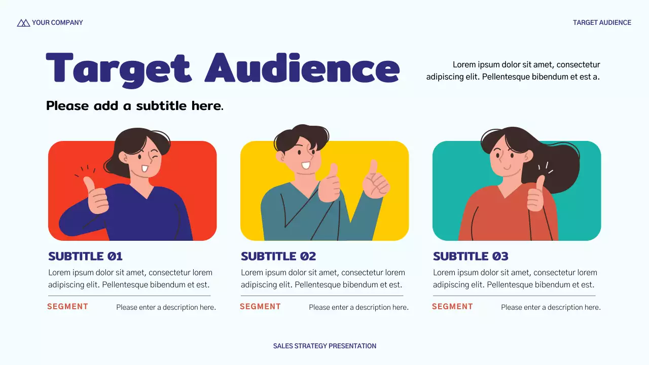 Blue Modern Sales Stratgy Presentation