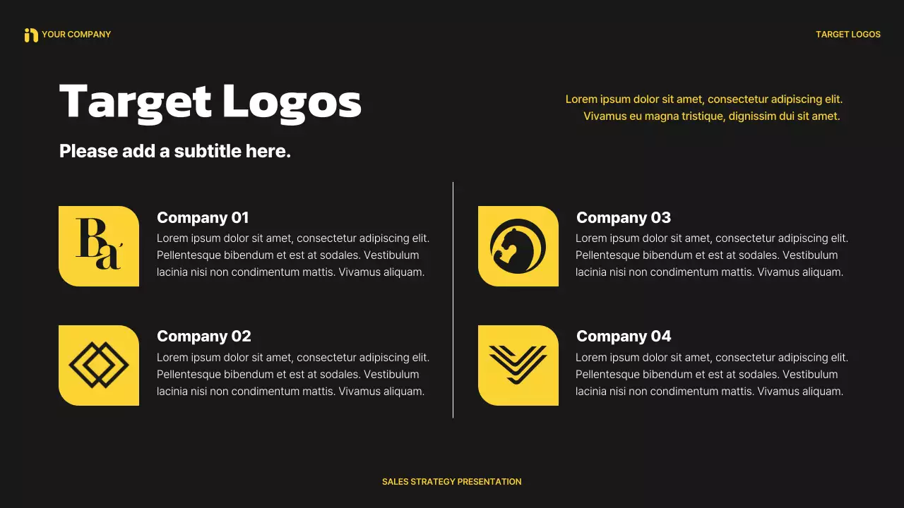 Black Modern Sales Strategy Presentation