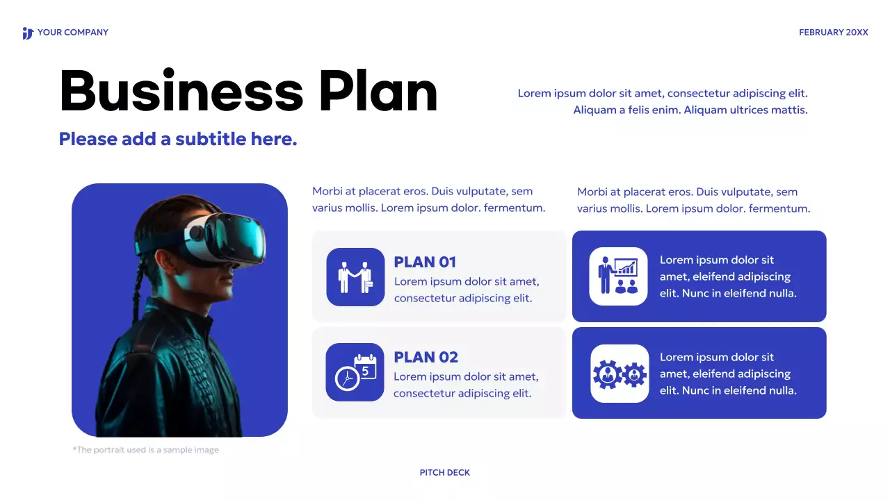 Blue Minimal Sales Pitch Presentation