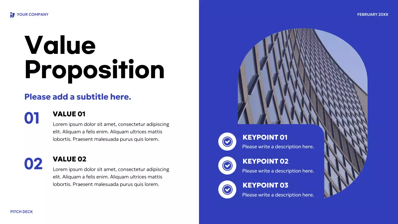 Blue Minimal Sales Pitch Presentation