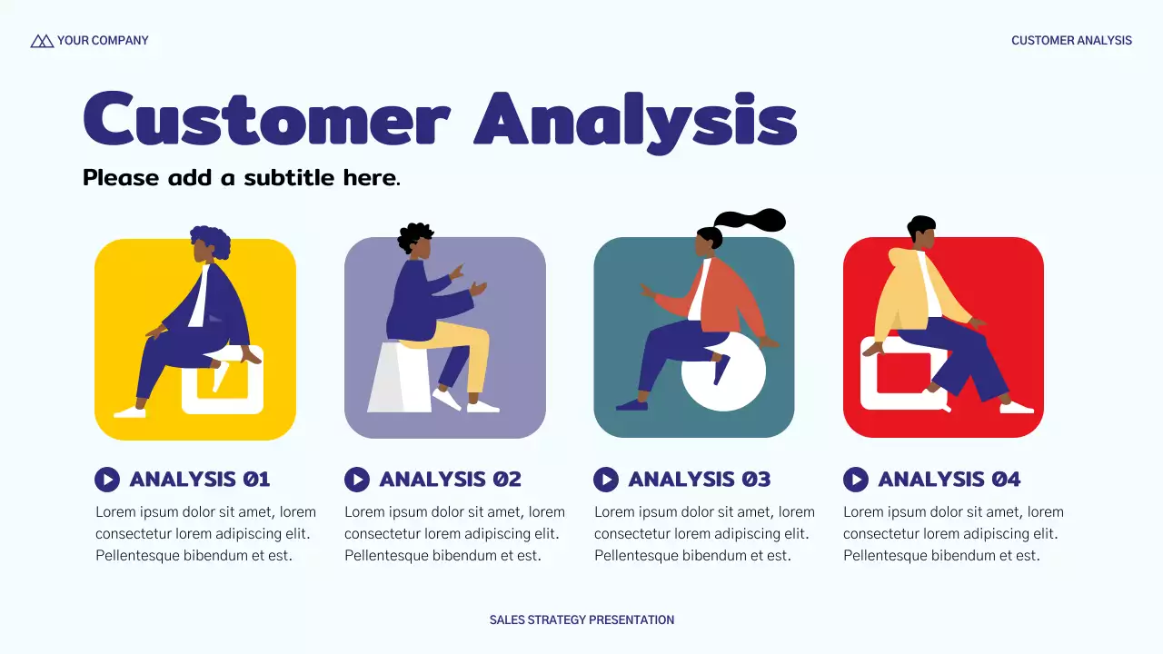 Blue Modern Sales Stratgy Presentation