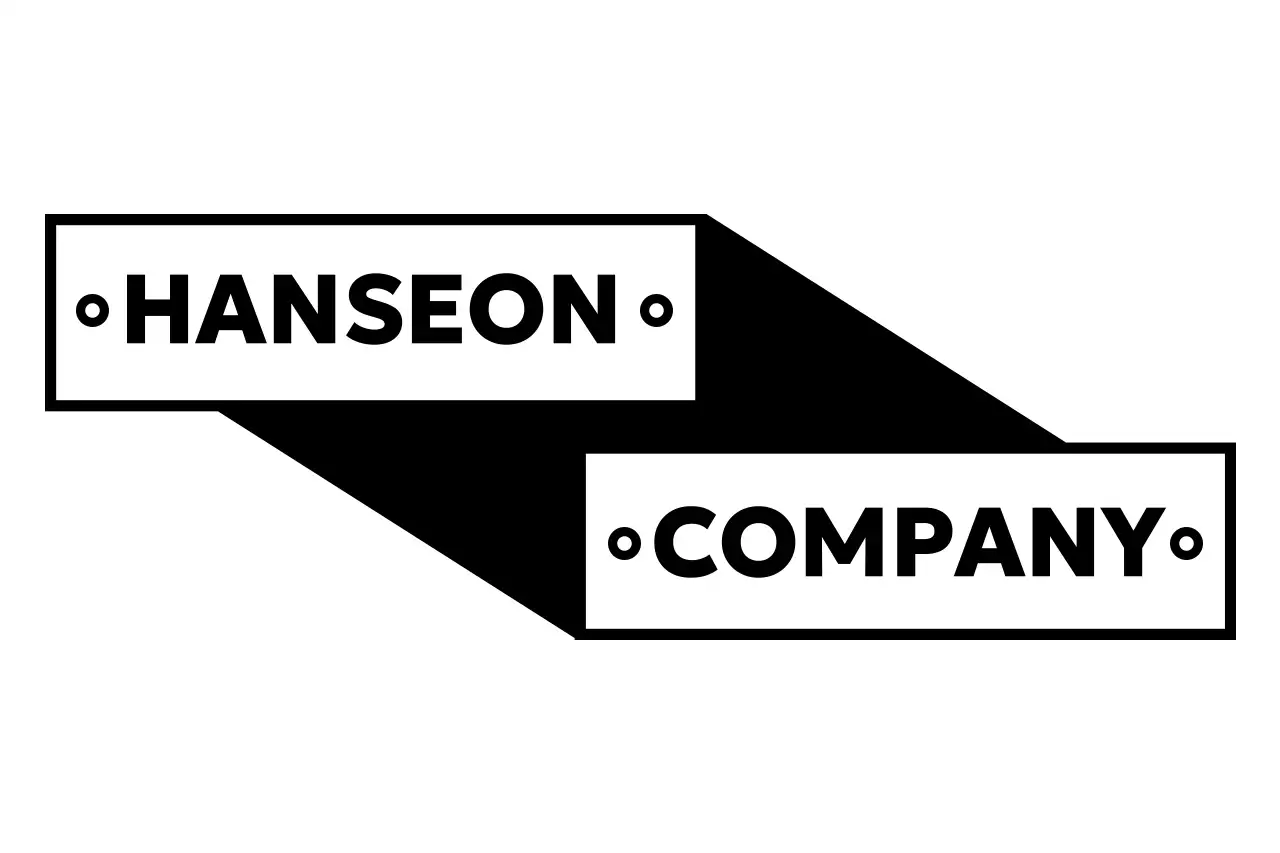 검정 심플 로고 문구
