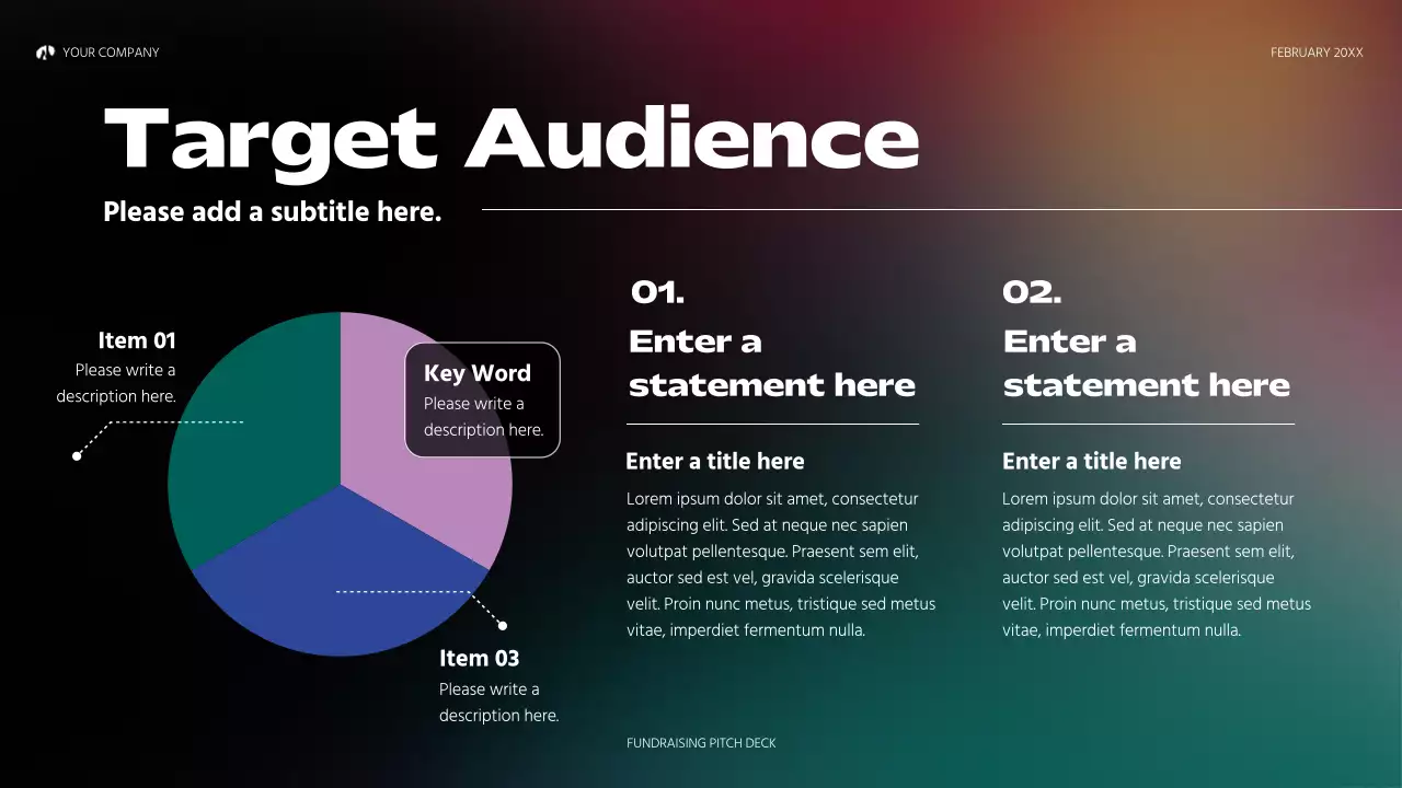 Black Futuristic Startup Pitch Presentation