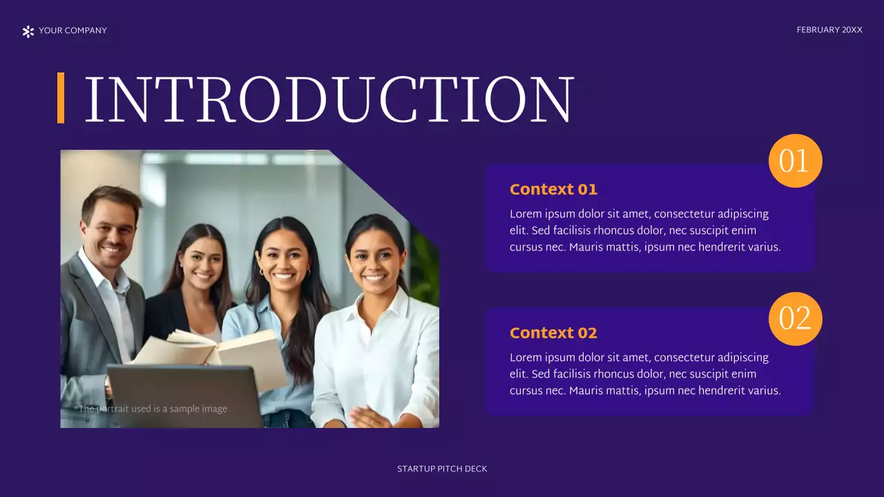 Purple Modern Startup Pitch Presentation