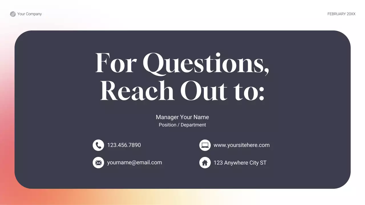 Grey Modern Project Plan Presentation