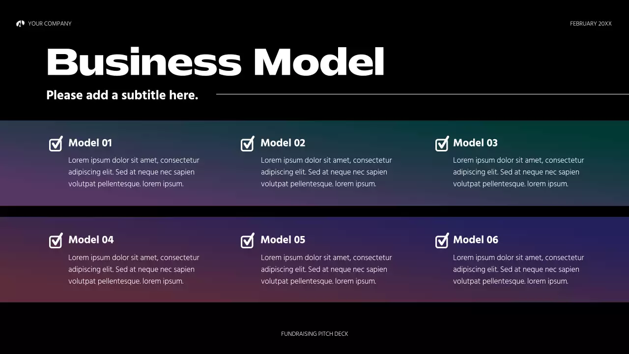 Black Futuristic Startup Pitch Presentation