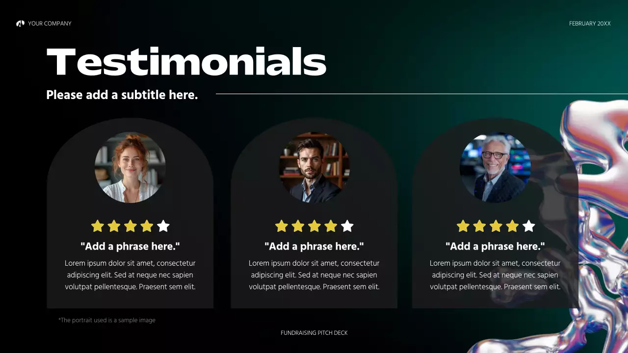 Black Futuristic Startup Pitch Presentation