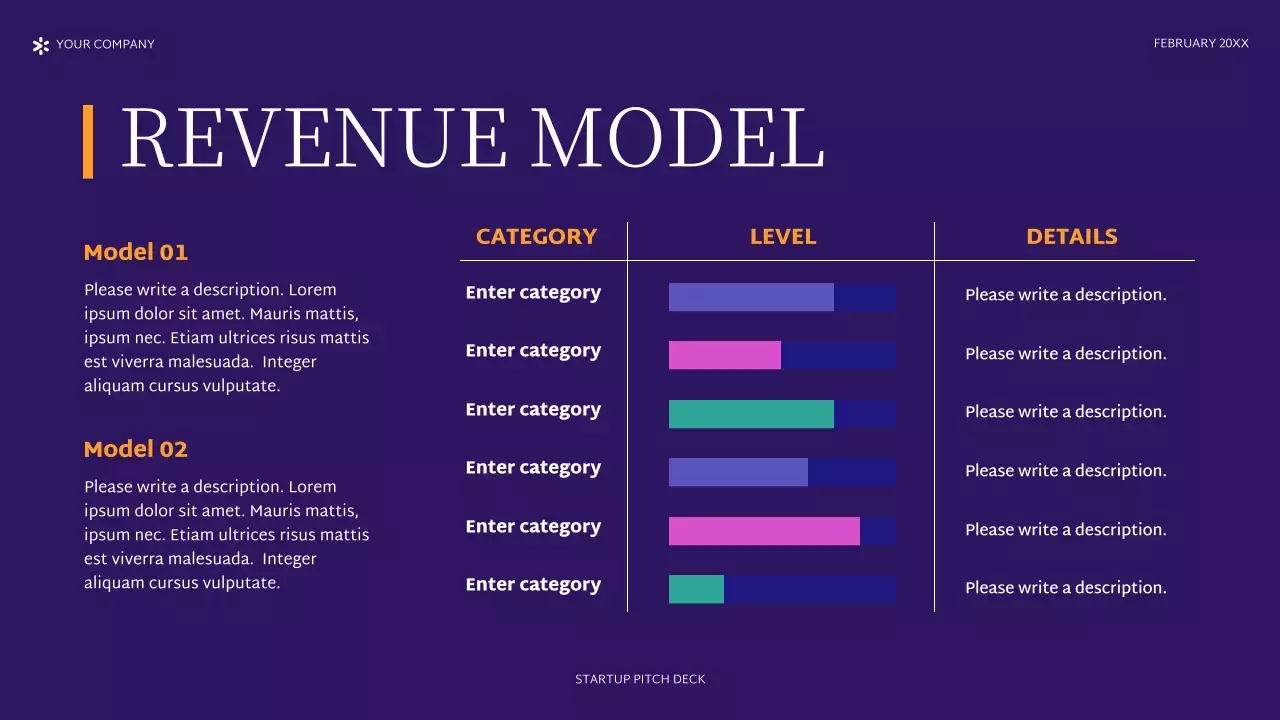 Purple Modern Startup Pitch Presentation