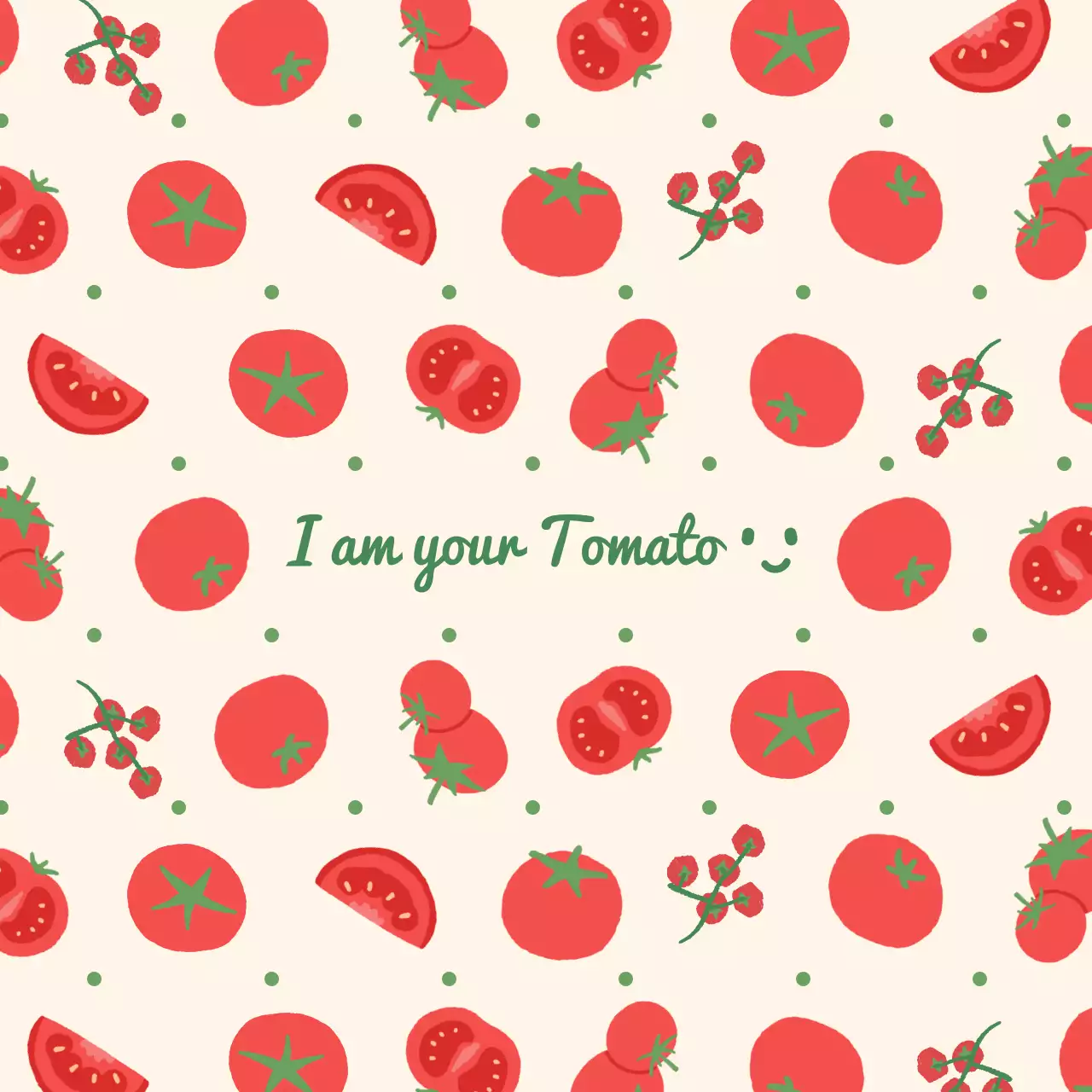 アイボリー キュート トマト コースター