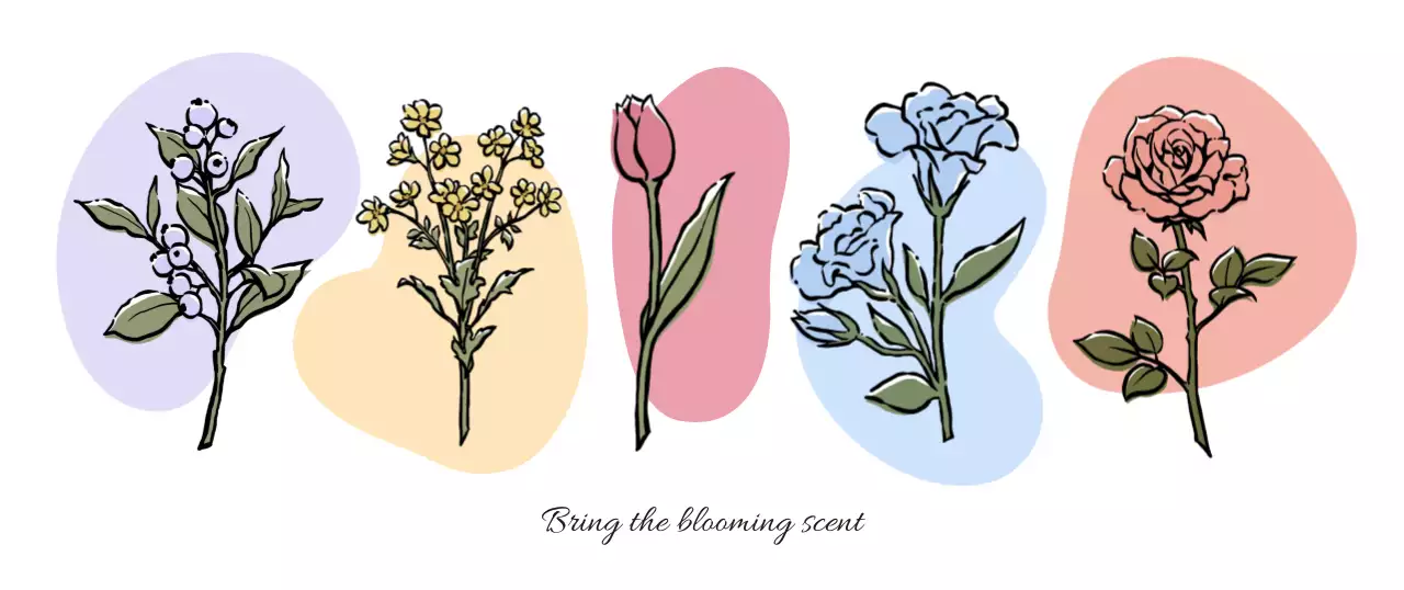 カラフル かわいい 花 コップ