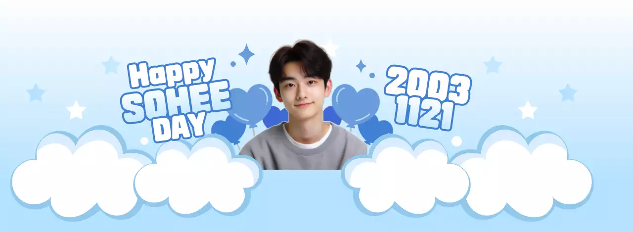 青色の可愛らしいプロモーション用エアカップホルダー