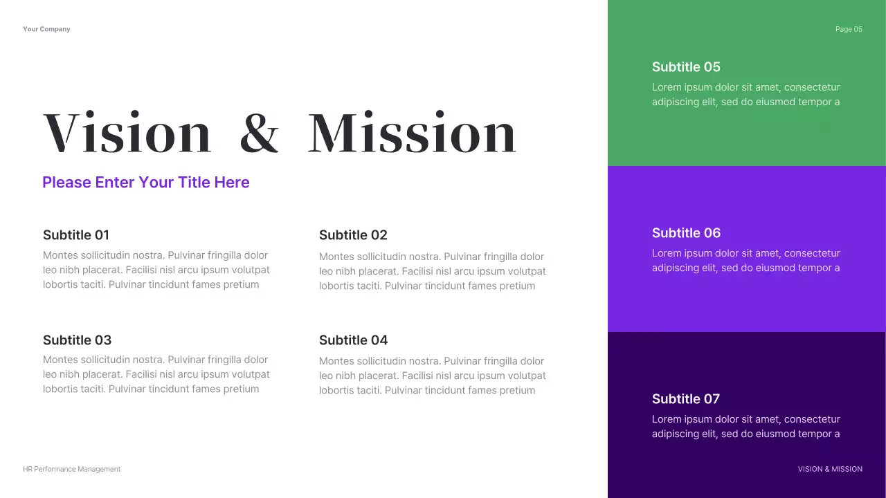 Green Modern HR Management Presentation