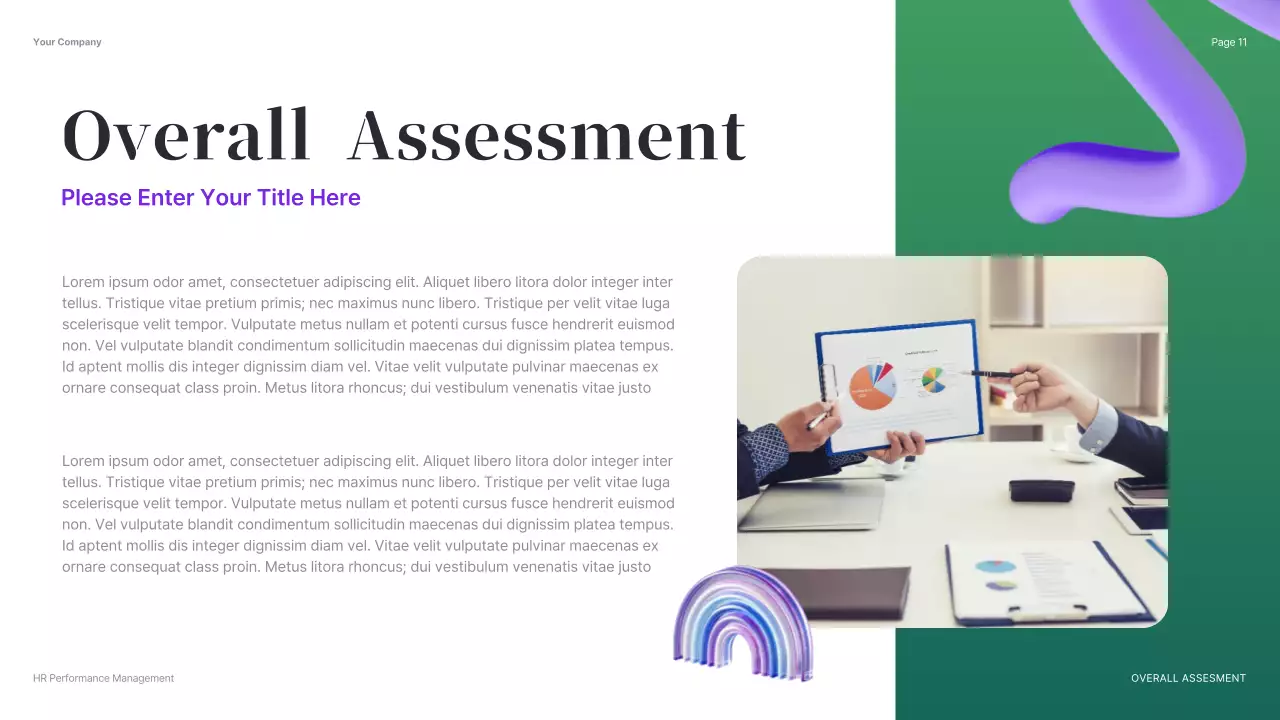 Green Modern HR Management Presentation