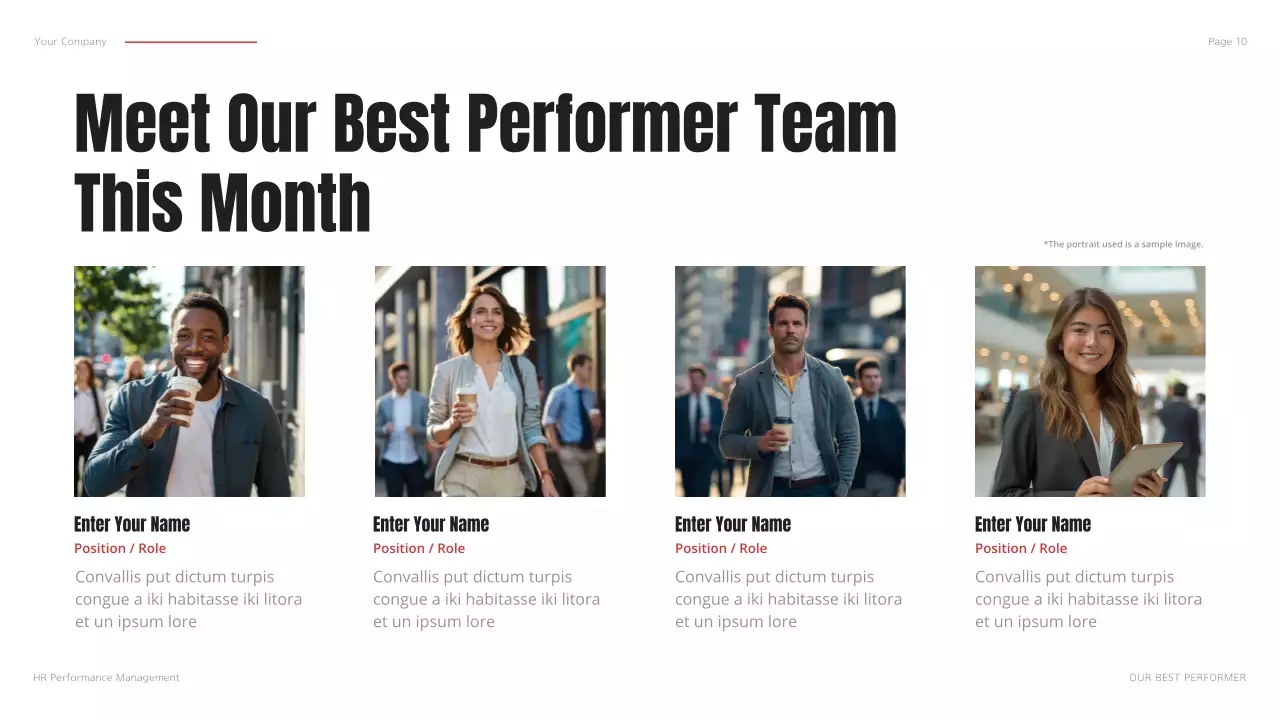 Red Modern HR Management Presentation