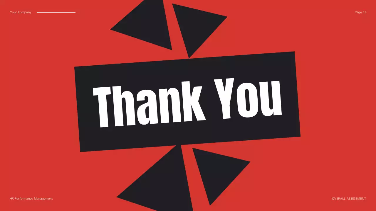 Red Modern HR Management Presentation