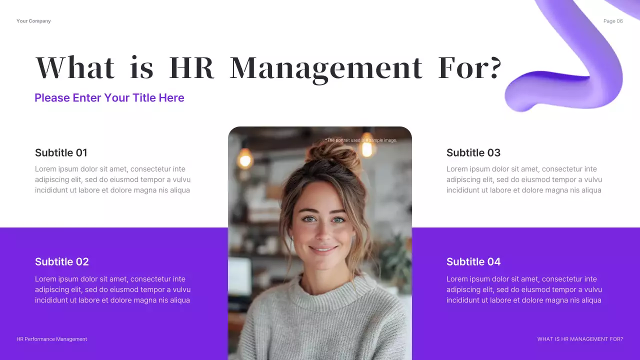 Green Modern HR Management Presentation
