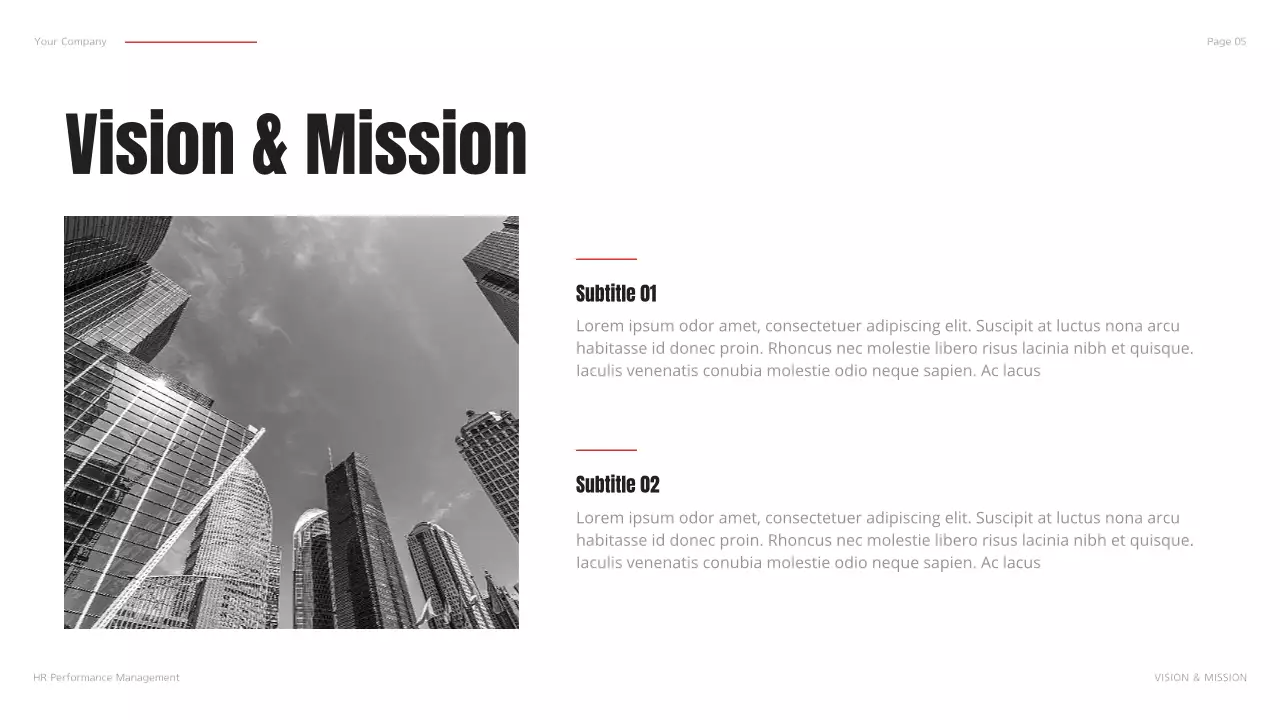 Red Modern HR Management Presentation