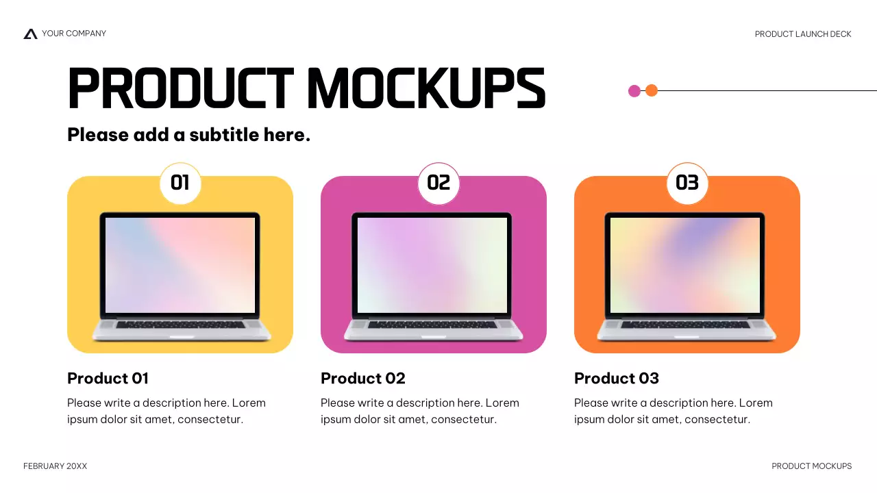 Navy Modern Product Launch Presentation