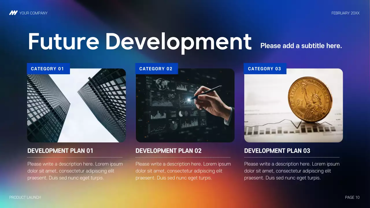 Colorful Modern Product Launch Presentation